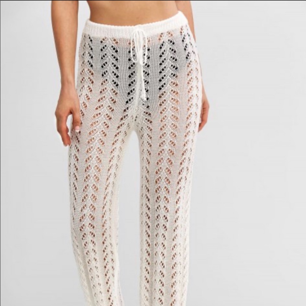 crochet knitted beach pants!